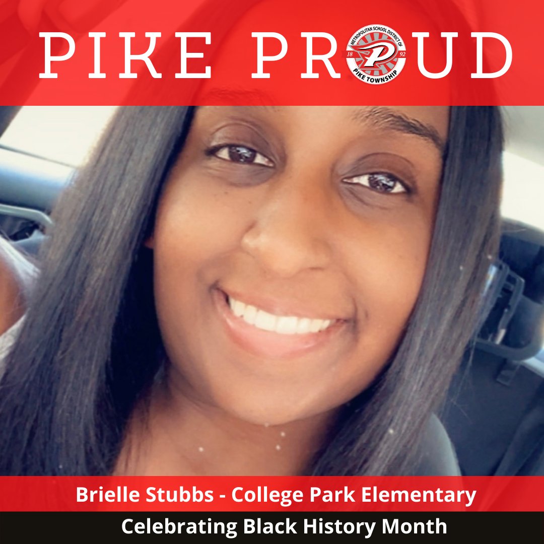 We are celebrating Miss Stubbs as part of the <a href="/PikeSchools/">Pike Twnshp Schools</a> family!  She is a great teammate and works hard on behalf of her students.  #CelebratingOurOwnBlackHistory #PikeProud