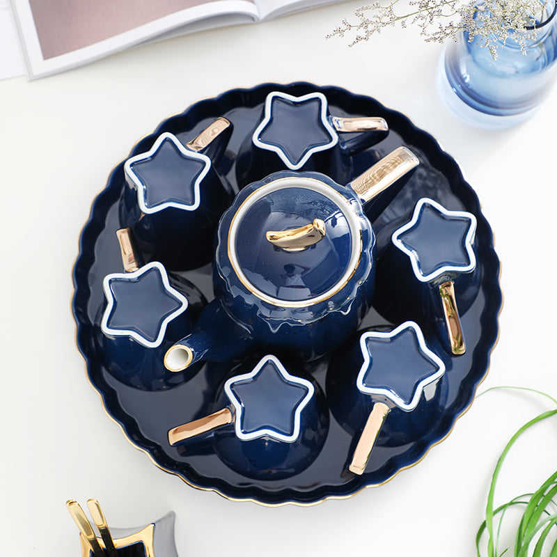 jyanies's tweet photo. navy and gold... 6 cups... star shaped... starlightcore https://t.co/IBqMeLfxK6