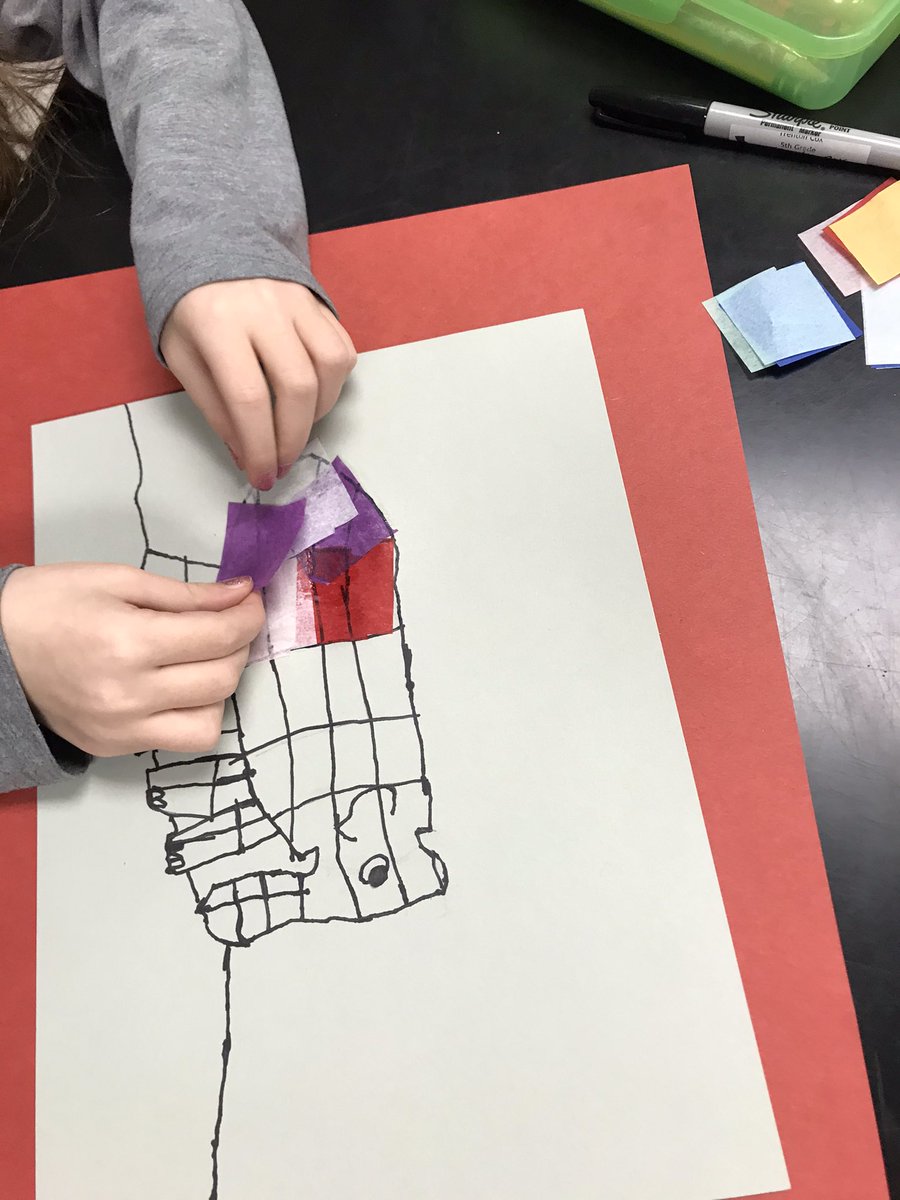 RBESartJohnson's tweet photo. 1st grade working on Elmer the Patchwork Elephant #redbud132 https://t.co/2Z1HUkLjWk