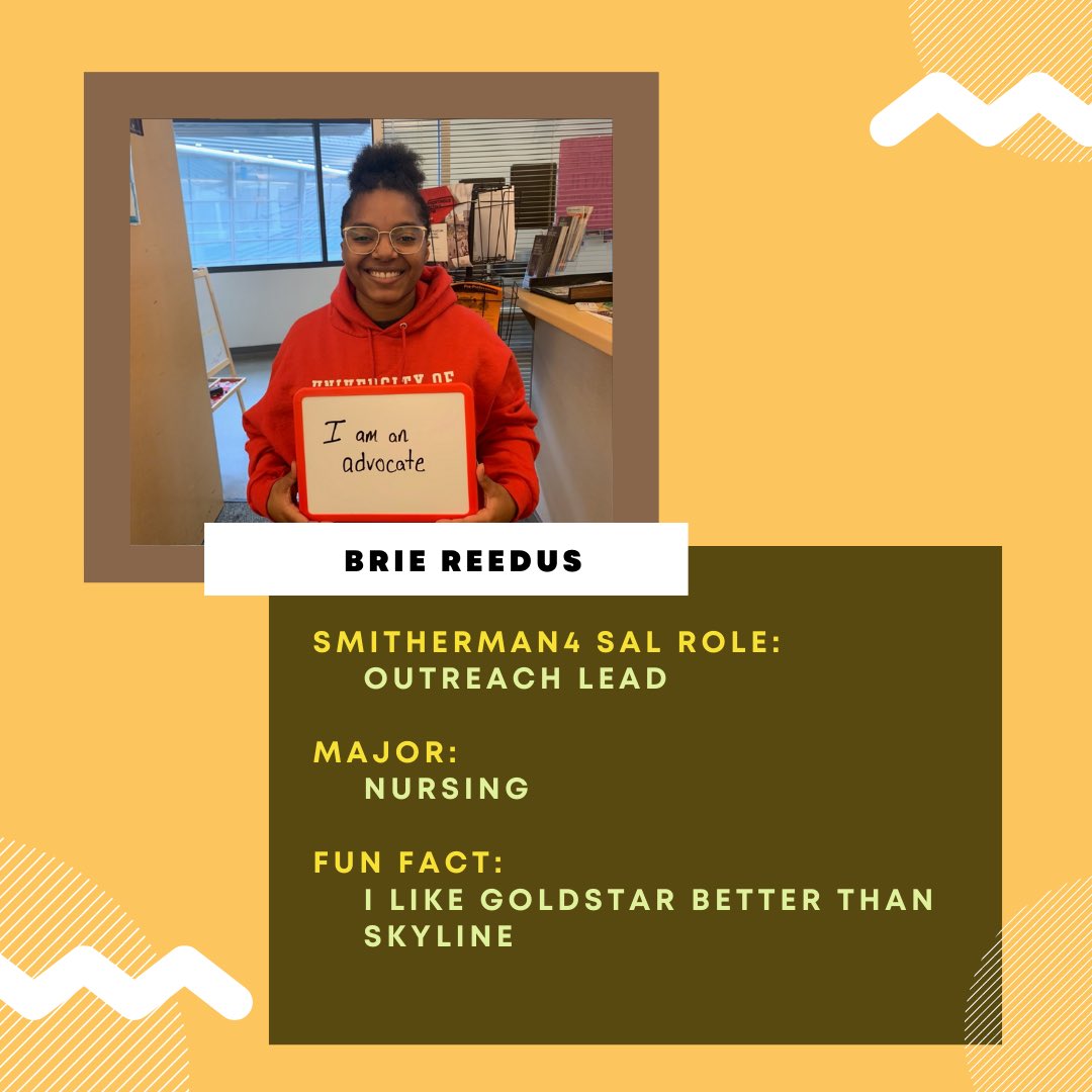 Meet the amazing team behind Smitherman For SAL, and the people who are really making it happen!

I’ve been so honored that these outstanding individuals were willing to help me achieve my goals, and I truly could not do it without them. 💚

#LetsMakeItHappenUC