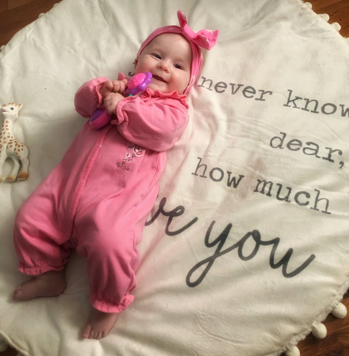 mstconstable's tweet image. Even Miss Lilidh participated in #PinkShirtDay today!! This kid has years of themed shirt days ahead of her with a teacher mom!