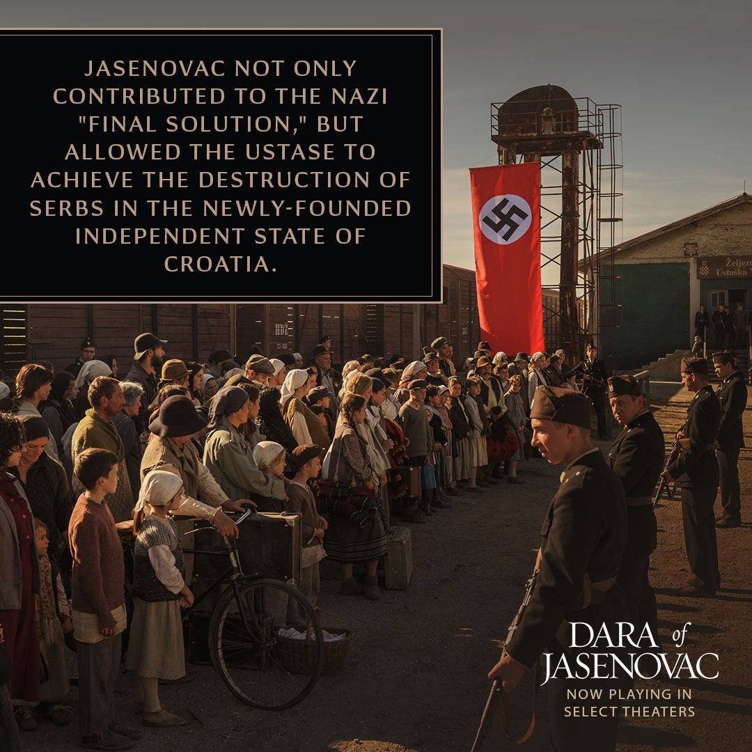 darathefilm's tweet photo. Despite the enormous importance it has for European and Holocaust history, Jasenovac remains relatively unknown internationally. See the untold story of the camps in Dara of Jasenovac, now playing in select theaters. #DaraTheFilm https://t.co/iXRmvleLjH