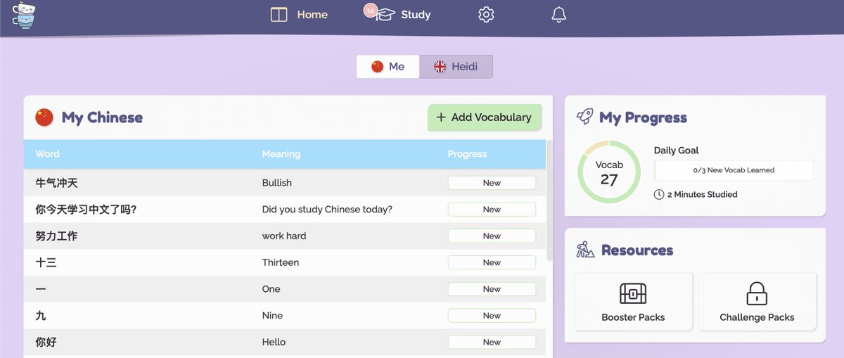 Opened @learncoupling #languagelearning today to learn 🇨🇳. Got confused after seeing vocab that I didn't add. Was there a bug?

Ohh, my wife added vocab for me from her device. Pleasant surprise, even after I was the one that built the feature!