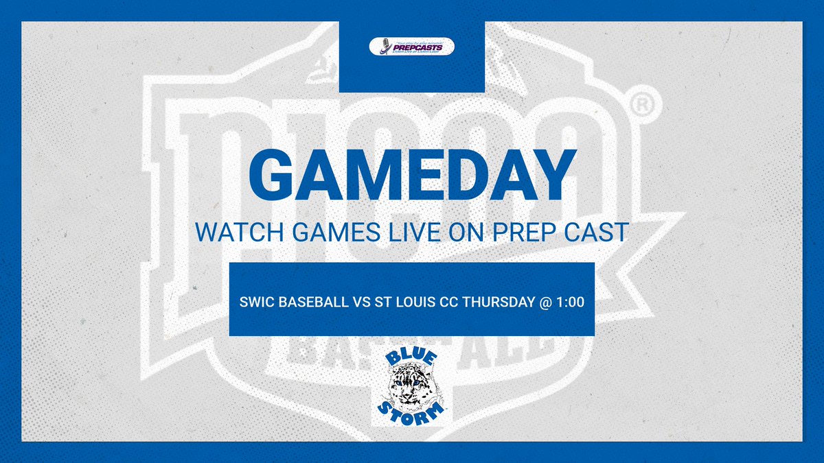 BlueStormBSB's tweet photo. Visit the SWIC Athletics Website to get the Prep Cast Live Link and watch all games live from home.  
Fans are also welcome at GCS Ballpark https://t.co/js5eew6DD4