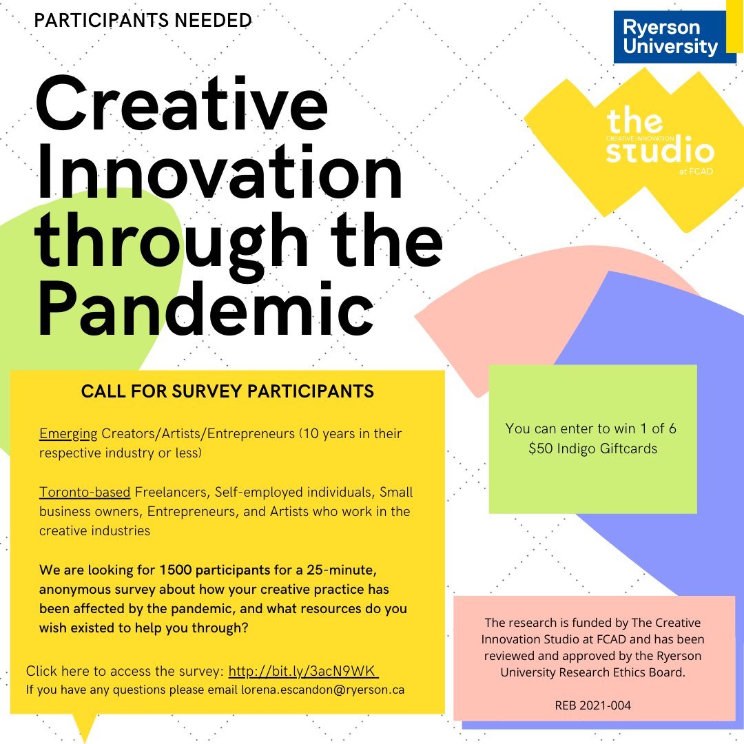 Creatives! Has the pandemic changed your practice? Your career? (How) are you planning ahead? Please take a few minutes and share your thoughts with us in this survey so we can get a sense of how you're doing/what you need/what's next. 🙏🏾💓thank you! docs.google.com/forms/d/e/1FAI…