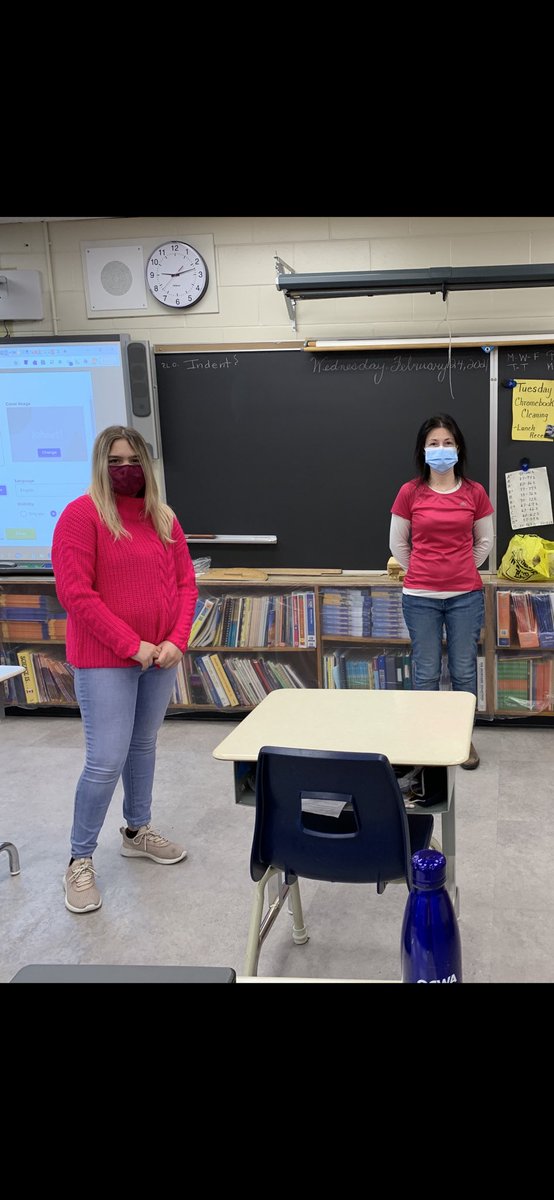 PalmerRapids_PS's tweet photo. Recognizing Pink Shirt Day and our pledge to anti-bullying. #PinkShirtDay2021 #PRPSRocks #snowday https://t.co/kB8rxmfaK1
