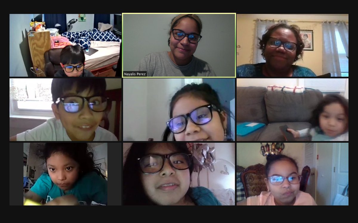TEAMWALKERJC's tweet photo. #TeamWalker provided blue light blocking glasses to our students to help them prevent #zoomfatigue #twjc #education #learning #jerseycity #technology #staysharp #bluelightglasses #stayingengaged https://t.co/3O4emPjCeV