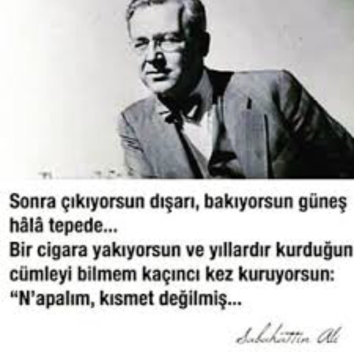 İyiki yolun bu dünyadan geçmiş üstad....
#sabahattinali114yaşında #SabahattinAli