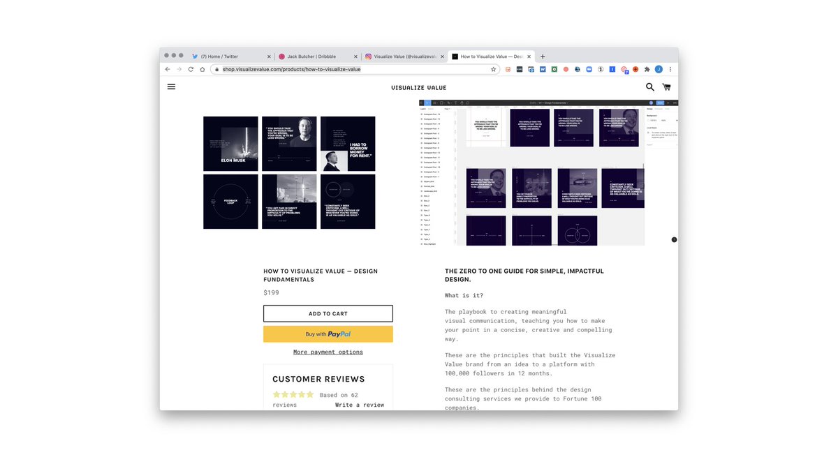 3/ Build products & services:Leverage the equity you've built to create relationships with people that want what you have.For me, this was a set of consulting services (visualizing value for businesses) and education products (how to visualize value).