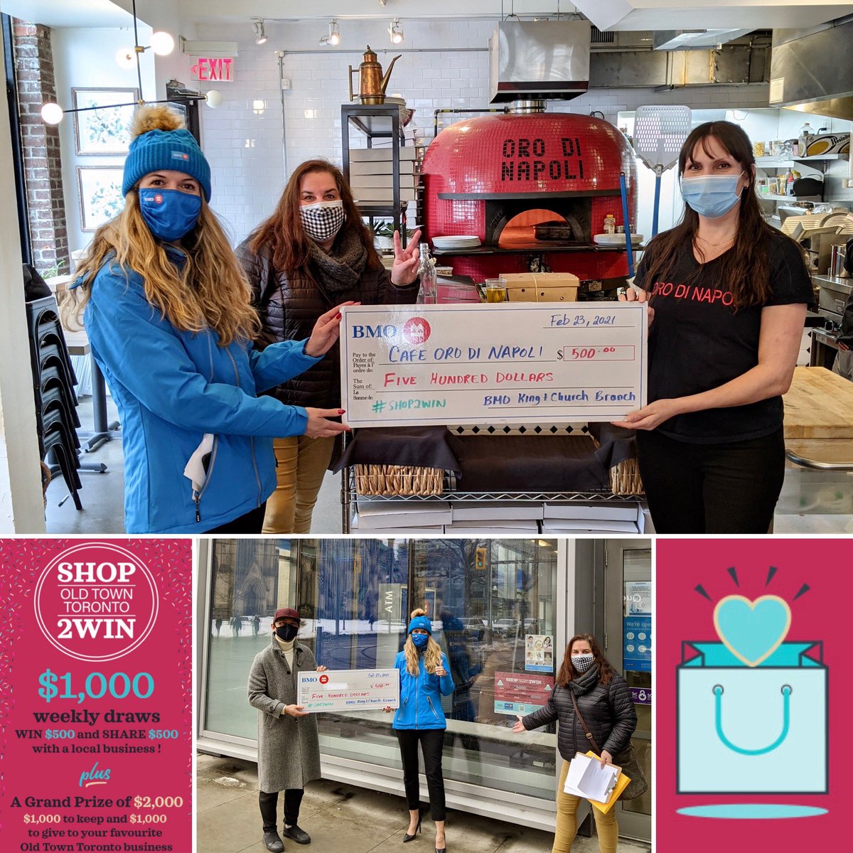 We’re back at it! <a href="/OldTownToronto/">Old Town Toronto</a> Shop2Win sponsored by <a href="/BMO/">BMO</a> King &amp; Church Branch 💙 Shop local Feb 8 - Apr 4 for your chance to win and give back to a local business 💙 Congratulations to the week 2 winners 👏
For details visit:
shopott2win.com
