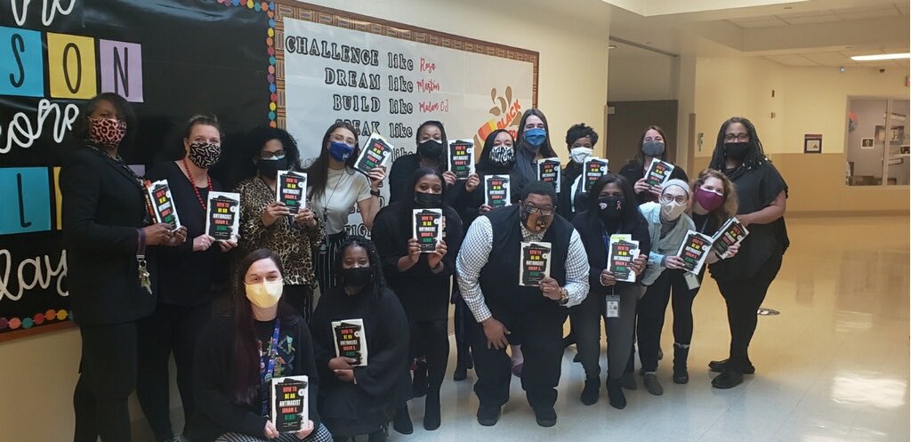 Lincoln Middle School staff is delving deep into Dr. Kendo’s book, “How to be Anti-Racist.” 
#LovemyschoolLMS