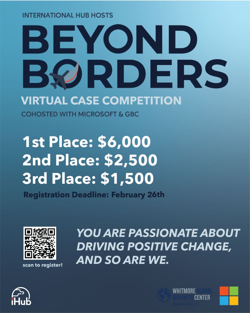 Please take a look at the short video put together for this event: internationalhub.org/beyond-borders

The Registration deadline is Thursday, February 25, 2021, at 11:59 pm MDT