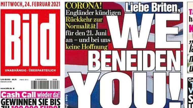 GlobalAFinance's tweet photo. COVID-19: Germany's top-selling newspaper admits envy for UK's vaccine rollout
https://t.co/yiQVpz55U9 https://t.co/cyqQXLM47G