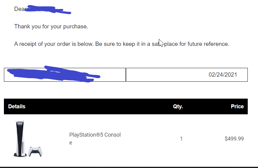 BetrayedA2's tweet photo. @PS5StockAlerts || omg omg thank you so much https://t.co/YuKkIRWPDo