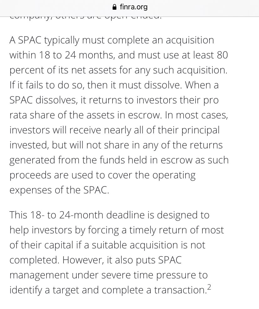 HunterLStocks's tweet photo. @can_murph @WritePuts @alexcutler247 @DeedSpaceSimian FINRA uses terms such as “pro rata share of the escrow” and “most cases” and “receive nearly all”. That translate to you do not get All of your money back. There is still risk. https://t.co/tz9YkKZfef