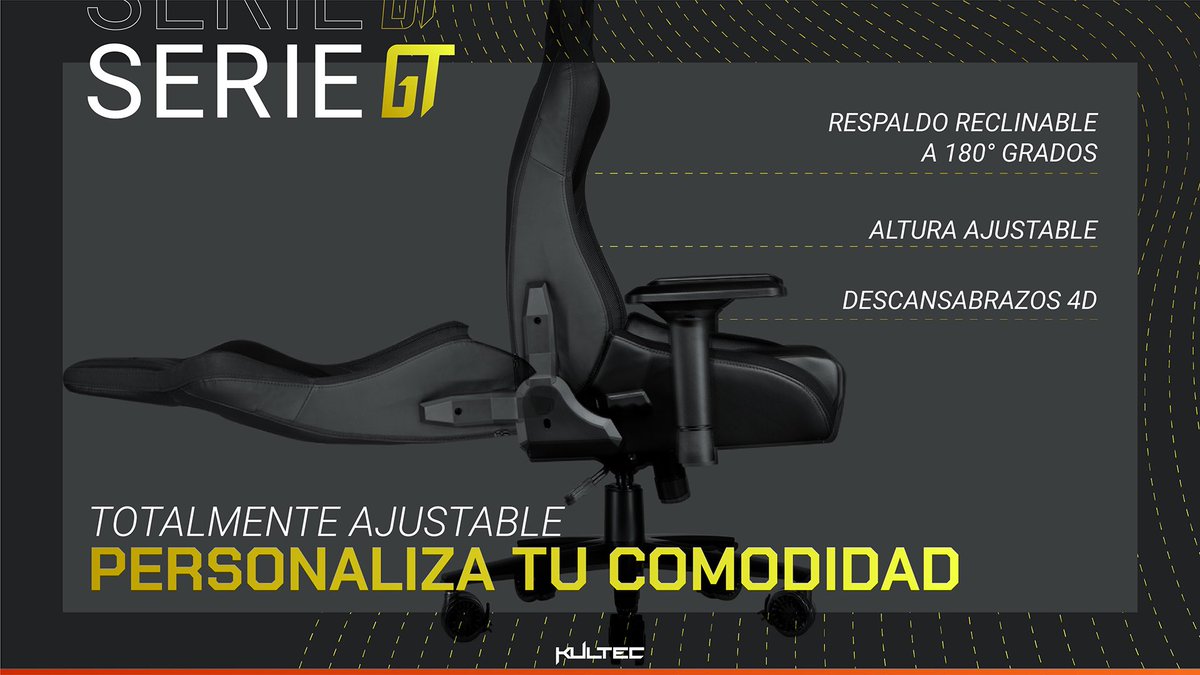 Kultecmx's tweet image. ¡Está de regreso! 🤩 Nuestra #SerieGT es lo que necesitas para llevar tu setup al siguiente nivel 🏆 

Adquiere la tuya en: kultec.com.mx/tienda