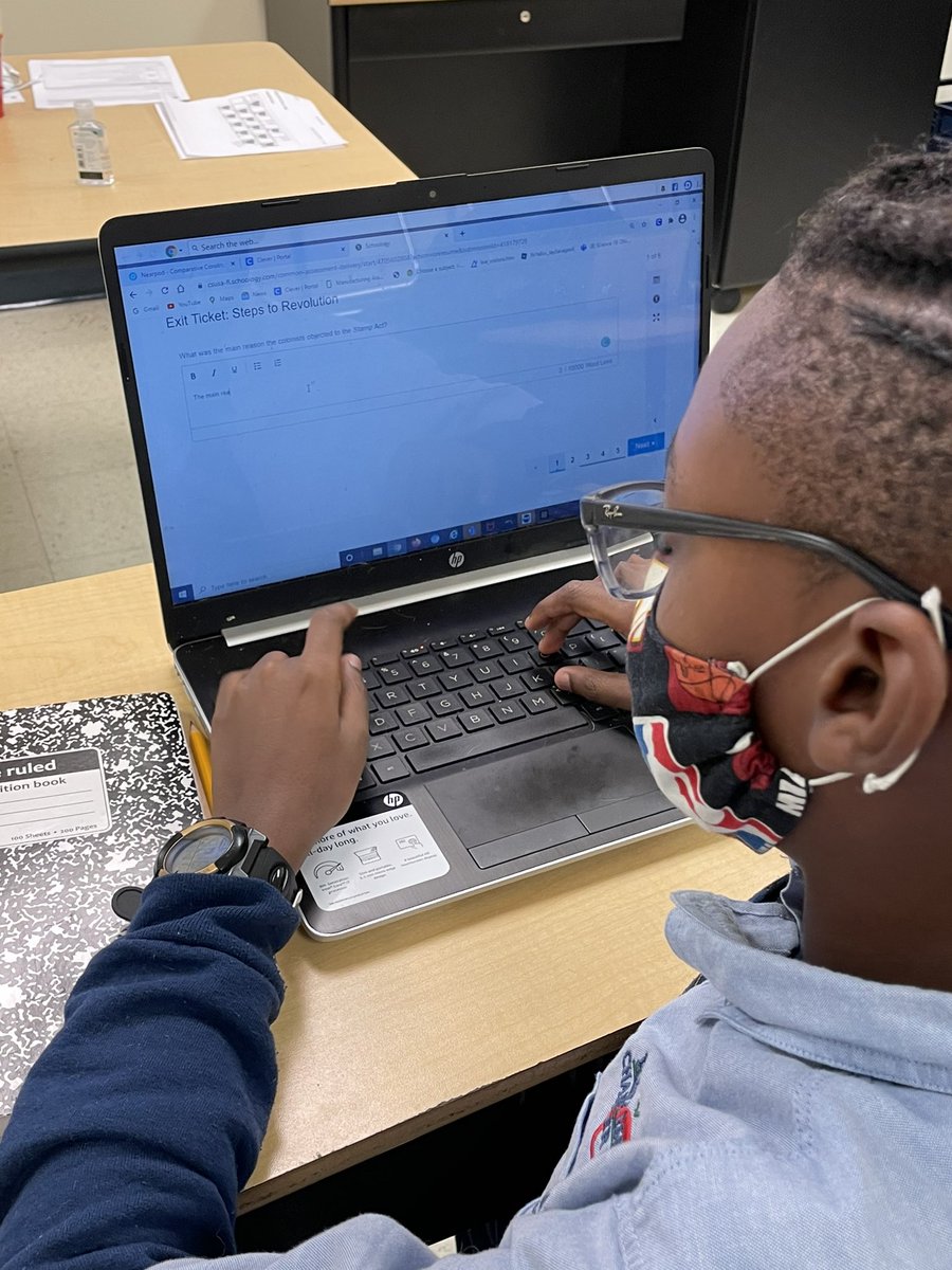 PinesPatriots's tweet image. 👀 checking in with Ms. Fletcher’s seventh graders. Students were caught working on their exit tickets and completing @prepworks. We can’t wait to hear all about the Revolution! @CSUSAhq @rwindlerfreitag 

#CSUSAProud #ProudPatriots #PatriotPride #Civics #PinesLife #FLCharter