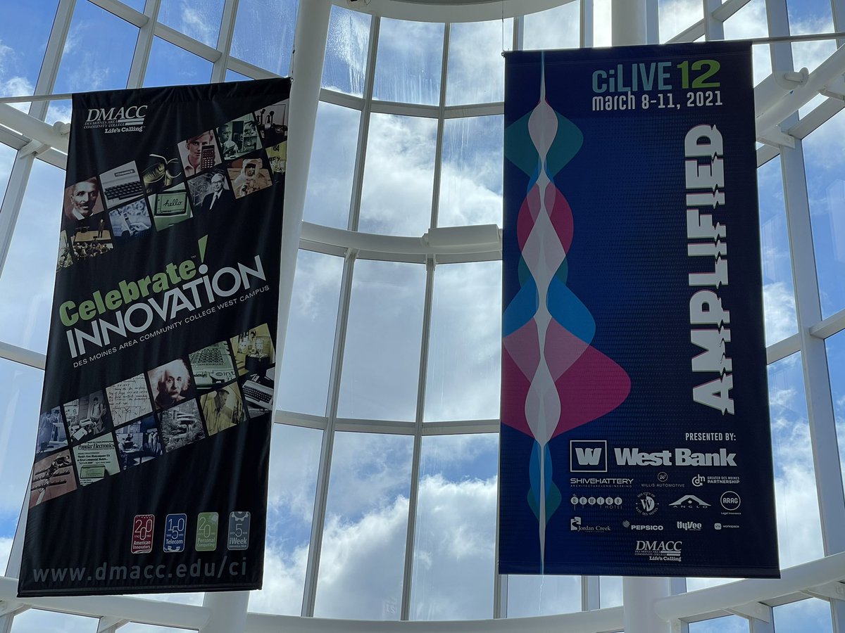 EdWilsonWX13HD's tweet photo. Each year DMACC West Campus in West Des Moines hosts some of the most influential innovators around the world. ciLive! is coming up March 10-11. It’s free and you can watch it live from home or office. https://t.co/uX36Bfpbuu https://t.co/DHQjHlJnAq