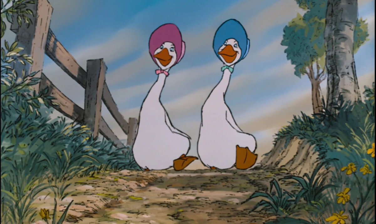 ValFlorenceB's tweet photo. Who remembers those two ladies? Just rewatched Aristocats and omg I love Amelia and Abigail Gabble so much 😂 #amelia #abigail #gabble #aristocats https://t.co/CZs0M7Pb9Y