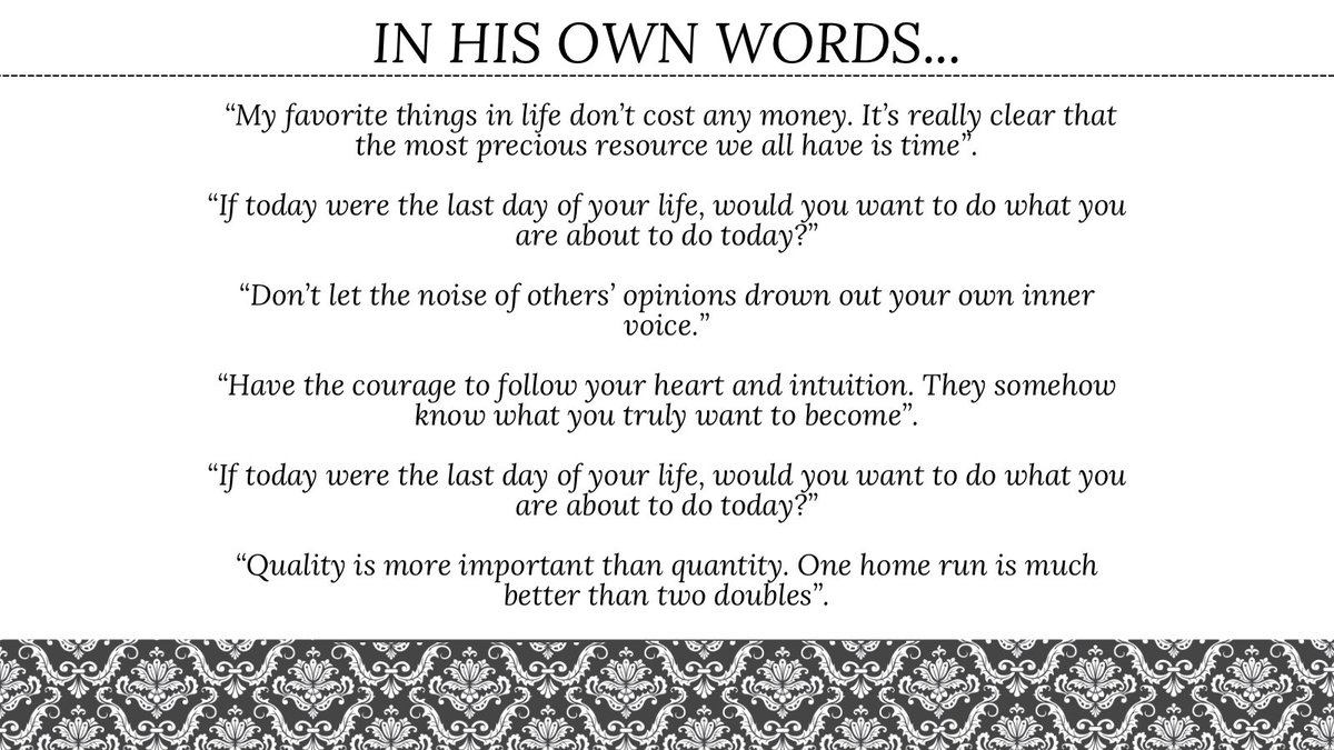 OppAccess's tweet image. Happy Birthday Steve Jobs! 🎂 🎉 🎈 

There’s no better way to learn about business than to hear from the man himself. Have a read! 💻 💼

#SteveJobs  #Apple #business #businesstips #Entrepreneur #quotes #Hustle