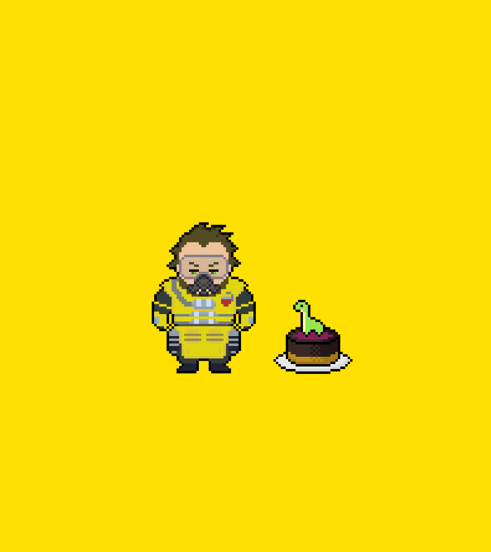 クリプト(APEX) 「Happy Birthday, Alexander Nox... 」|伊也与のイラスト