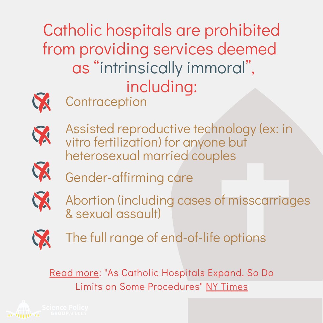These discriminatory hospitals are common &amp; are forced to follow restrictive directives that limit crucial components of healthcare, regardless of the opinions of the doctors, residents, and nurses 🤯 2/