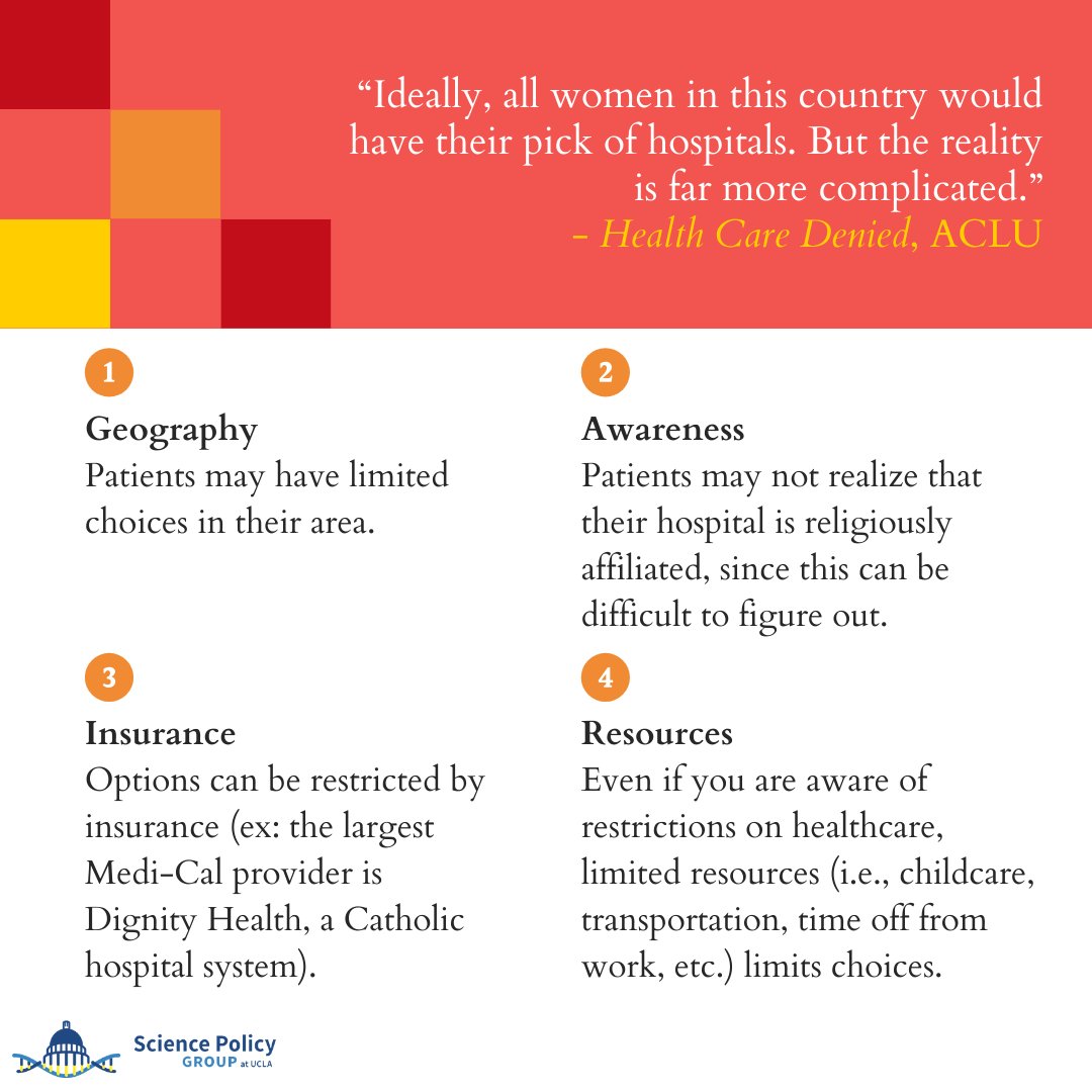 What are these restrictive directives you ask? Can't you just pick a different hospital? Unfortunately, not usually, no. 3/