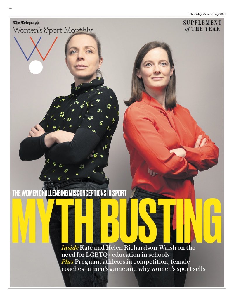 TELEGRAPH WOMENS SPORT WEEKLY: Myth Busting #TomorrowsPapersToday