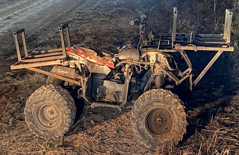 Smugglers Float an All-Terrain Vehicle Across the Rio Grande. 

With assistance from <a href="/CBPAMO/">CBP AMO</a>, agents arrest 6 illegal aliens in Harlingen, TX, using a retrofitted ATV in their smuggling attempt. Modifications to the ATV also suggest a dual use for drug smuggling.