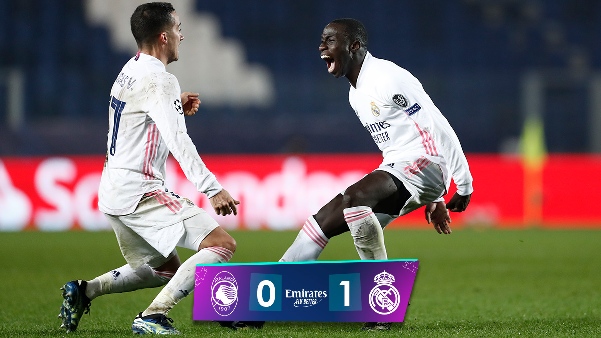 realmadrid's tweet image. 🏁 FP: @Atalanta_BC 0-1 @realmadrid
⚽ @ferland_mendy 86'
#Emirates | #HalaMadrid