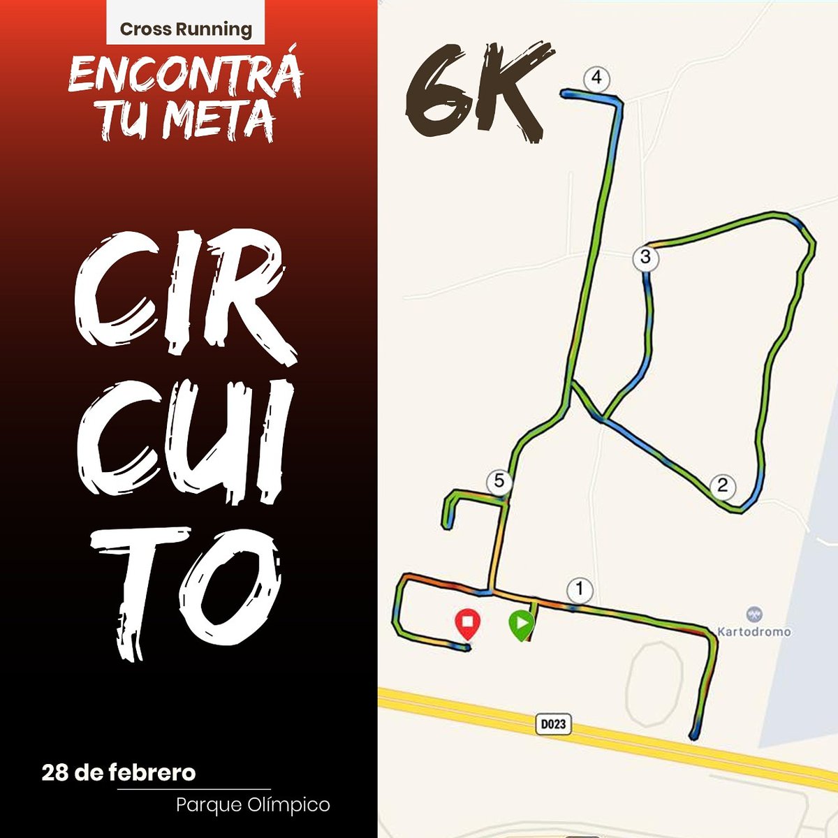 Anda estudiando el circuito del evento! Prepárate de la mejor manera 😉

#EncontráTuMeta 🔥