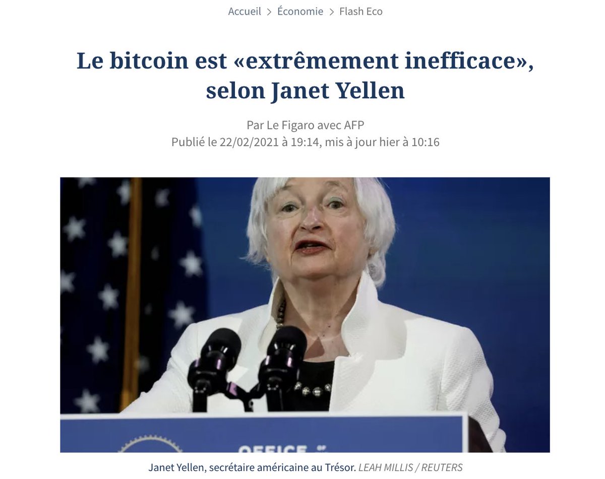 gregory_raymond's tweet photo. 22/02 : "Bitcoin est extrêmement inefficace" (@JanetYellen)

24/02 : Le système de règlement interbancaire de la Réserve fédérale tombe en panne pendant plusieurs heures

Quelle vie 😭😭😭 https://t.co/pJslQakIah