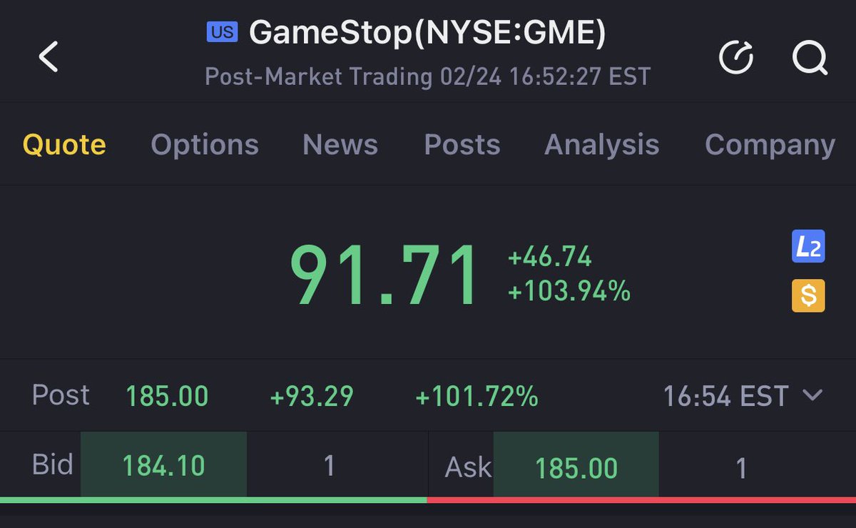 xuanren's tweet photo. GameStop...won’t stop 🚀 $GME https://t.co/H9u8xYlOIM