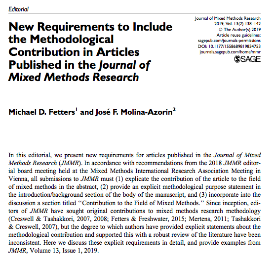 Mixed Methods Program at U-M tweet media
