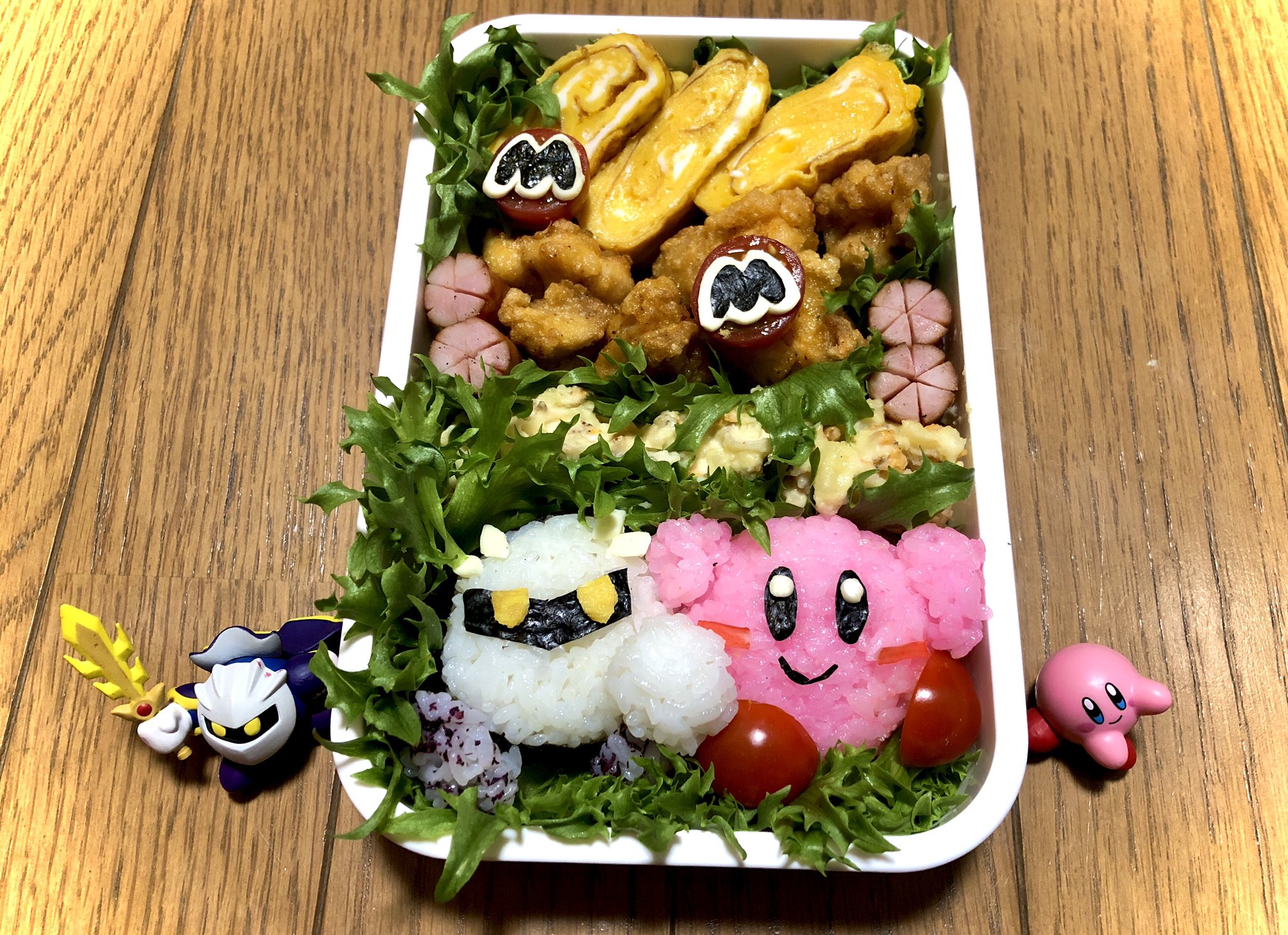 ことみ 久しぶりのキャラ弁 もちろんリクエストはカービィです マキシムトマトが1番苦戦したかな 遠足というほどのものでもないみたいやけど楽しんでこいよ キャラ弁 カービィキャラ弁 T Co B9osxqfndh Twitter