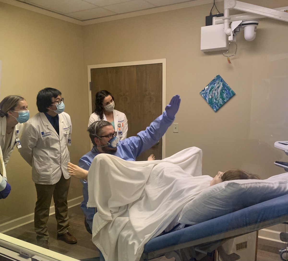 ACOMEDU's tweet photo. Simulation allows students to encounter real-life scenarios in a controlled setting. These photos showcase some of our second year students participating in a delivery simulation as part of their reproductive course.
#acomproud #acominspired #acomsimulation #acom #simulation https://t.co/7UhL4akZCC