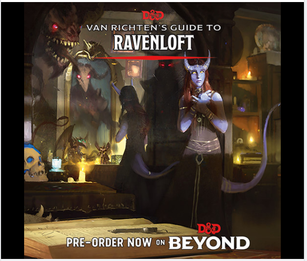 dimosmix's tweet photo. Is it normal that after new #DnD book announcements, I can't wait for the next announcements? #dnd5e @DnDBeyond
 #Ravenloft #DomainofDread #rpg #ttrpg https://t.co/quNjBPltRu