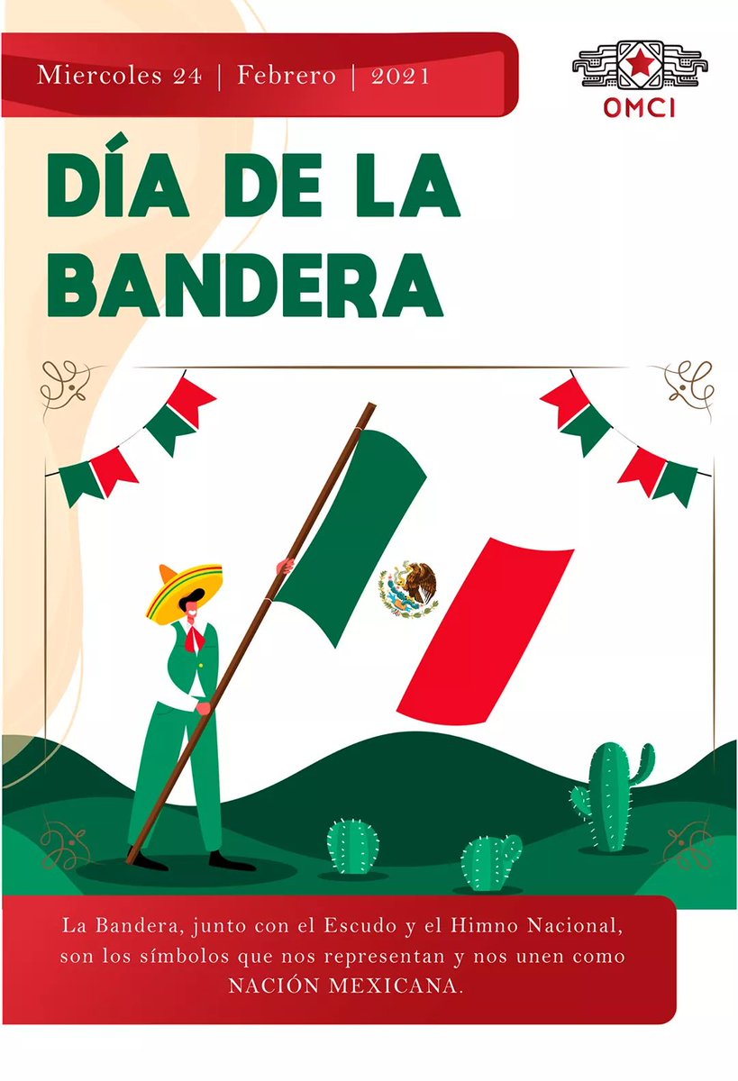 OMCIOAXACA's tweet photo. En 1934, se aprobó la primera legislación sobre los símbolos patrios. Fue en 1940 que el presidente Lázaro Cárdenas declaró el 24 de febrero como el día oficial de la Bandera Nacional de México.
#OMCI https://t.co/bQmRMYRal5