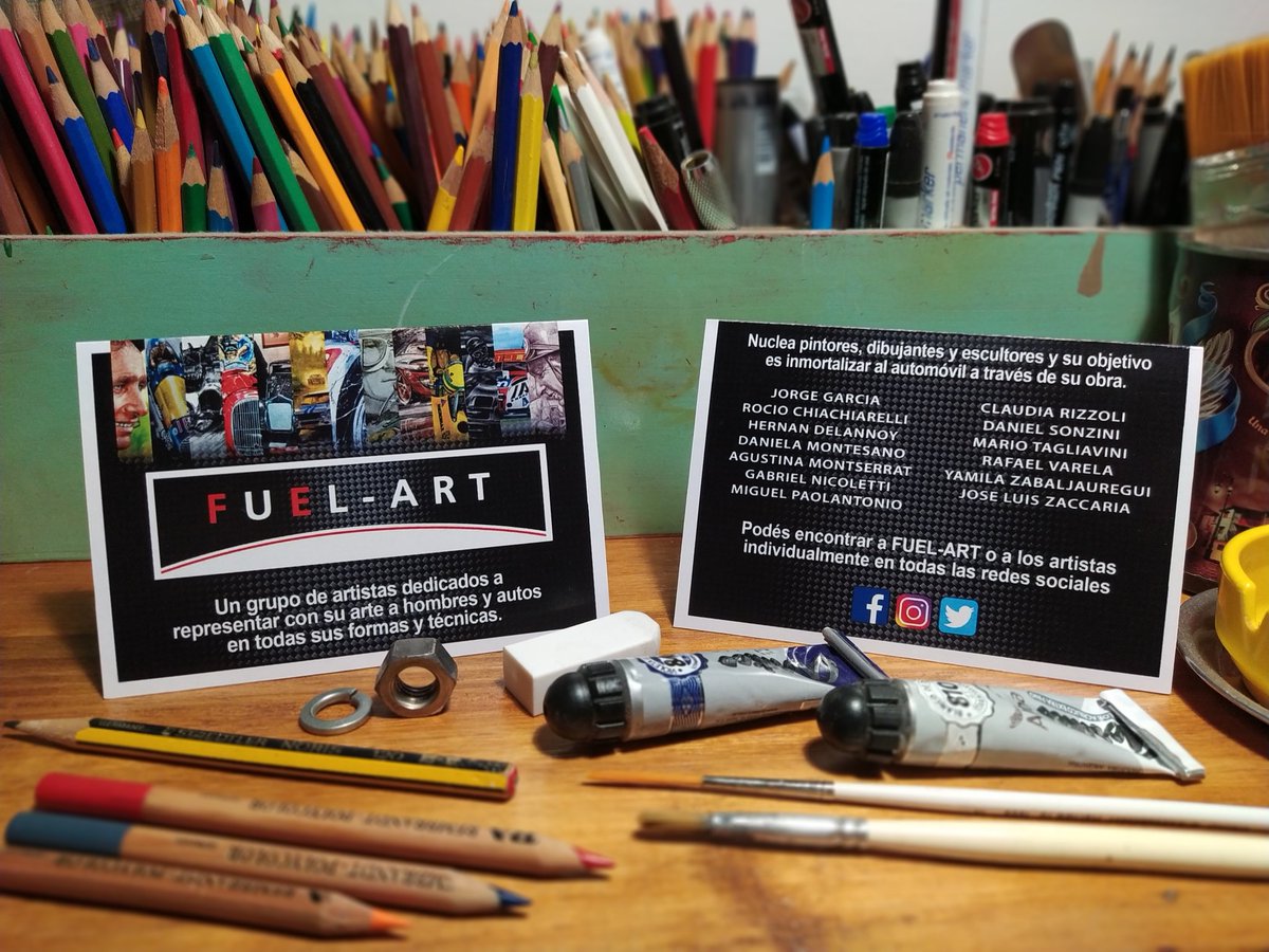 FUEL-ART  
Un grupo de artistas dedicados a representar con su arte a hombres y autos, en todas sus formas y técnicas