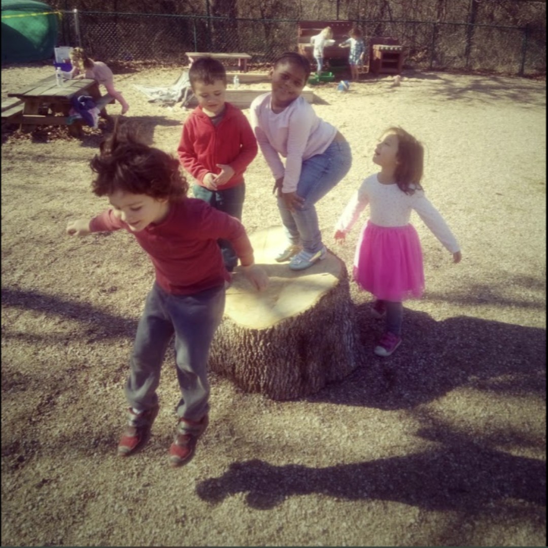 Open_Door_ATX's tweet photo. We were lucky to find both schools with power and water on Monday - and even luckier to get an offer from a friendly neighbor who lost a tree from the ice.

These TREE SLICES are a wonderful addition to our Central playground! Thanks John and Armondo for doing the heavy lifting! https://t.co/zbCoPtG2Lz