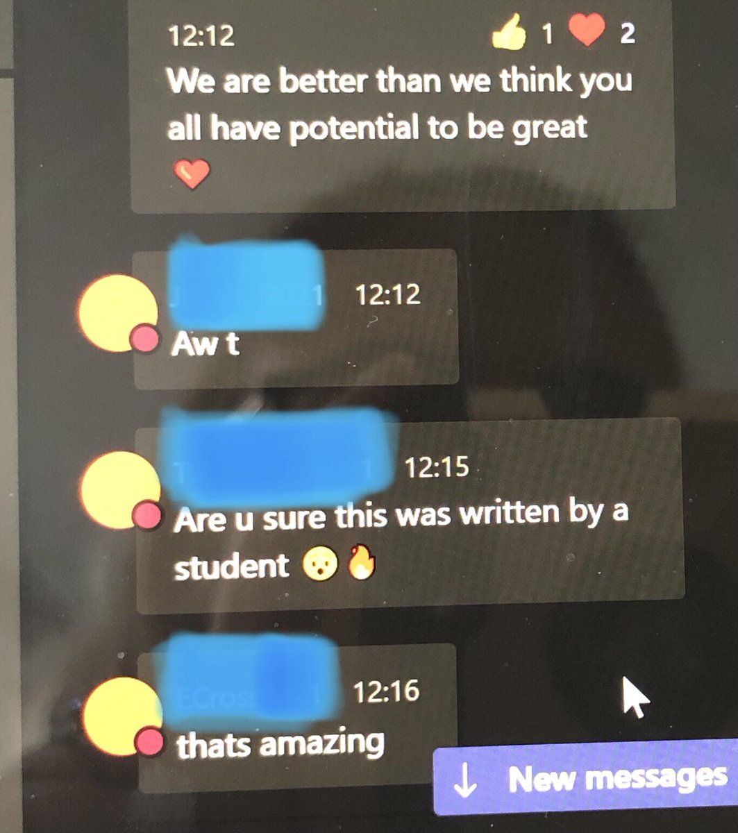 HayleyDraper8's tweet photo. I love how supportive my Year 11 class are with one another. We cheer on each otherโs successes and weโre proud of working hard. I have truly been blessed to have a class of such genuinely caring young people @KingsthorpeC #whyidomyjob https://t.co/VXNccEmKmH