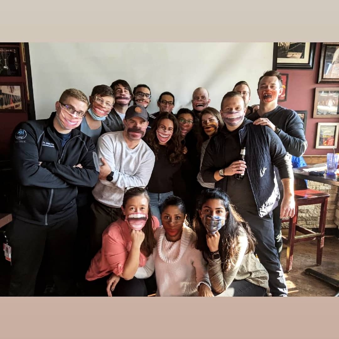 ITE is over! Time for some Residency #WellnessWed   #emergencymedicine #MedTwitter #WeAreFamily (Funny face PPE masks compliments of Dr Maxa)