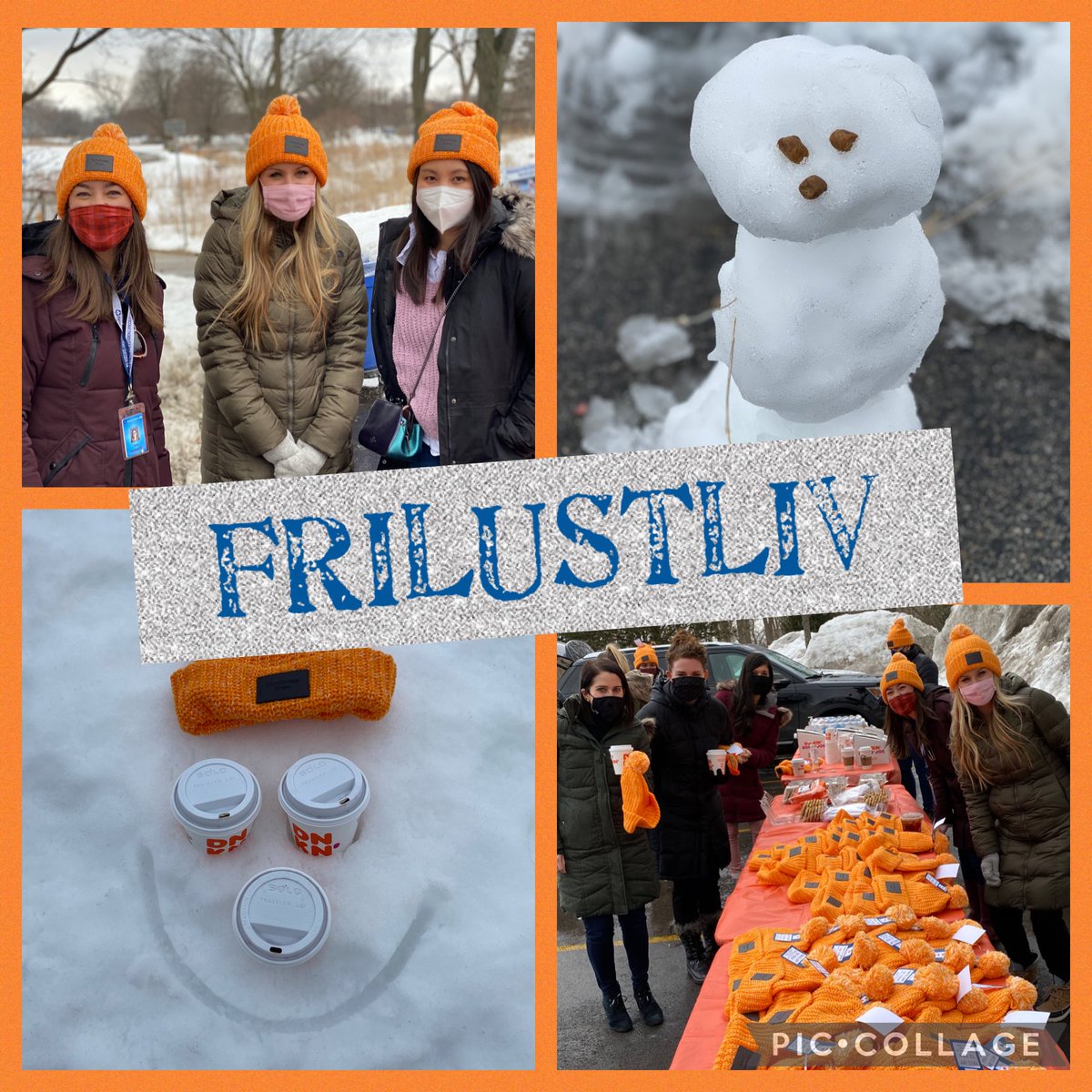 Getting outside &amp; celebrating ⁦<a href="/D54schools/">School District 54</a>⁩ Happiness Reps. Thank you for supporting our community to sustain long term optimism. #friluftsliv #orangeworld
