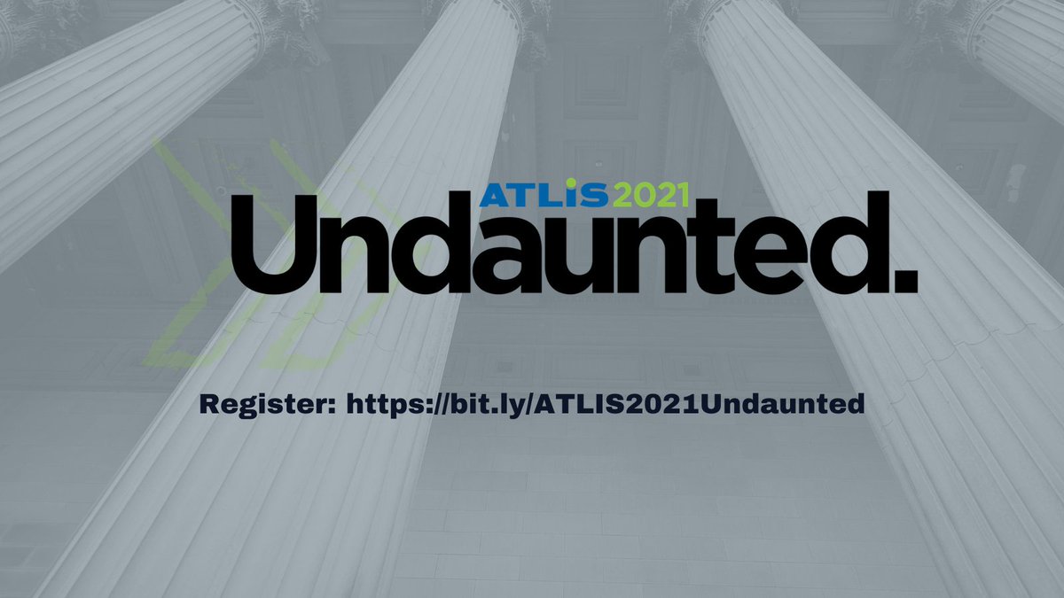 The #ATLIS Pillar Awards are just one more reason to REGISTER for #ATLISundaunted. Take a moment to NOMINATE one of your deserving peers by our March 1 deadline: bit.ly/ATLIS2021Pilla… #indyschools #ised