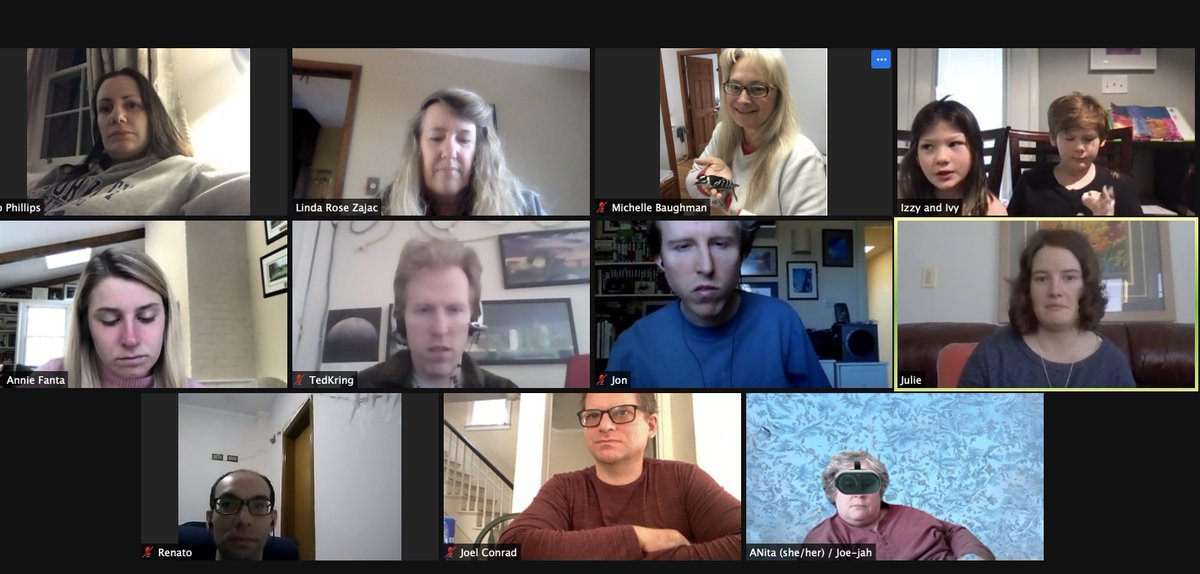 LindaZajac's tweet photo. Today, I talked to an autistic group about my Minecraft books. I told them about @autcraft, a server for those on the spectrum. Participants came from the UK, Brazil, and various states.
#Minecraft #Autism #Zoom #MinecraftBooks #AutismAwareness https://t.co/ky5woZCpwj