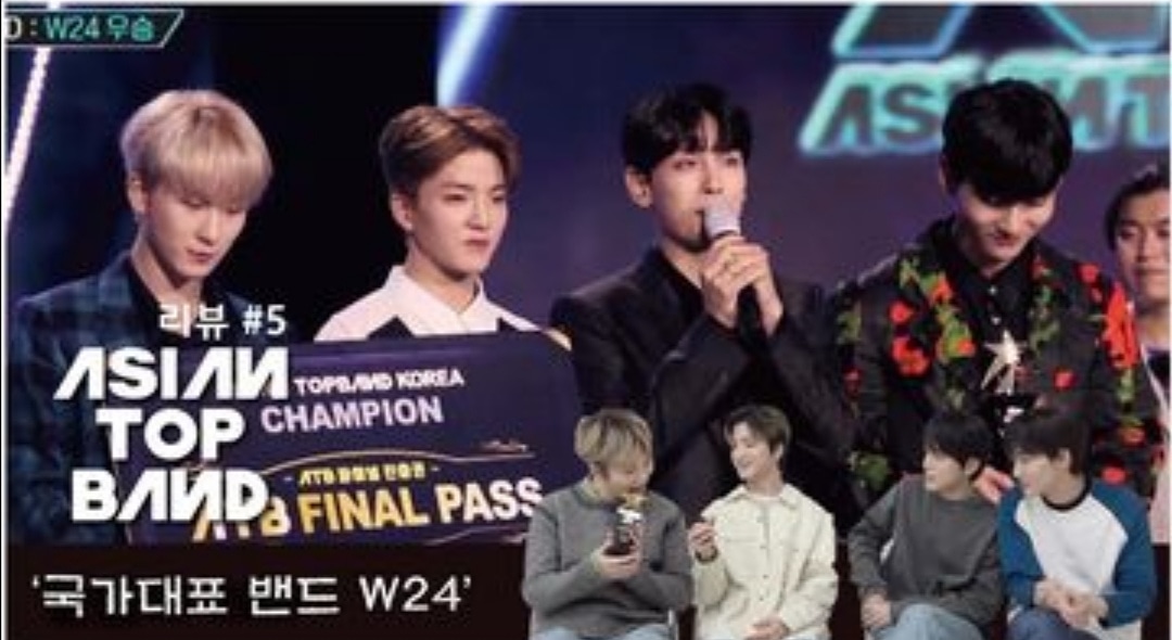 W24ESAOfficial's tweet photo. Ya está el capítulo 5 que resume la experiencia de los chicos en #AsianTopBand y como llegaron hasta el final victoriosos 💗 en su canal de Youtube https://t.co/poprHnwllO