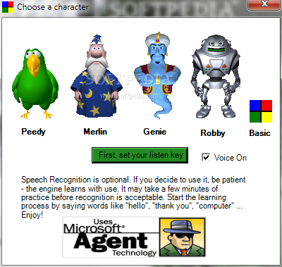 ms agent character ms agent character