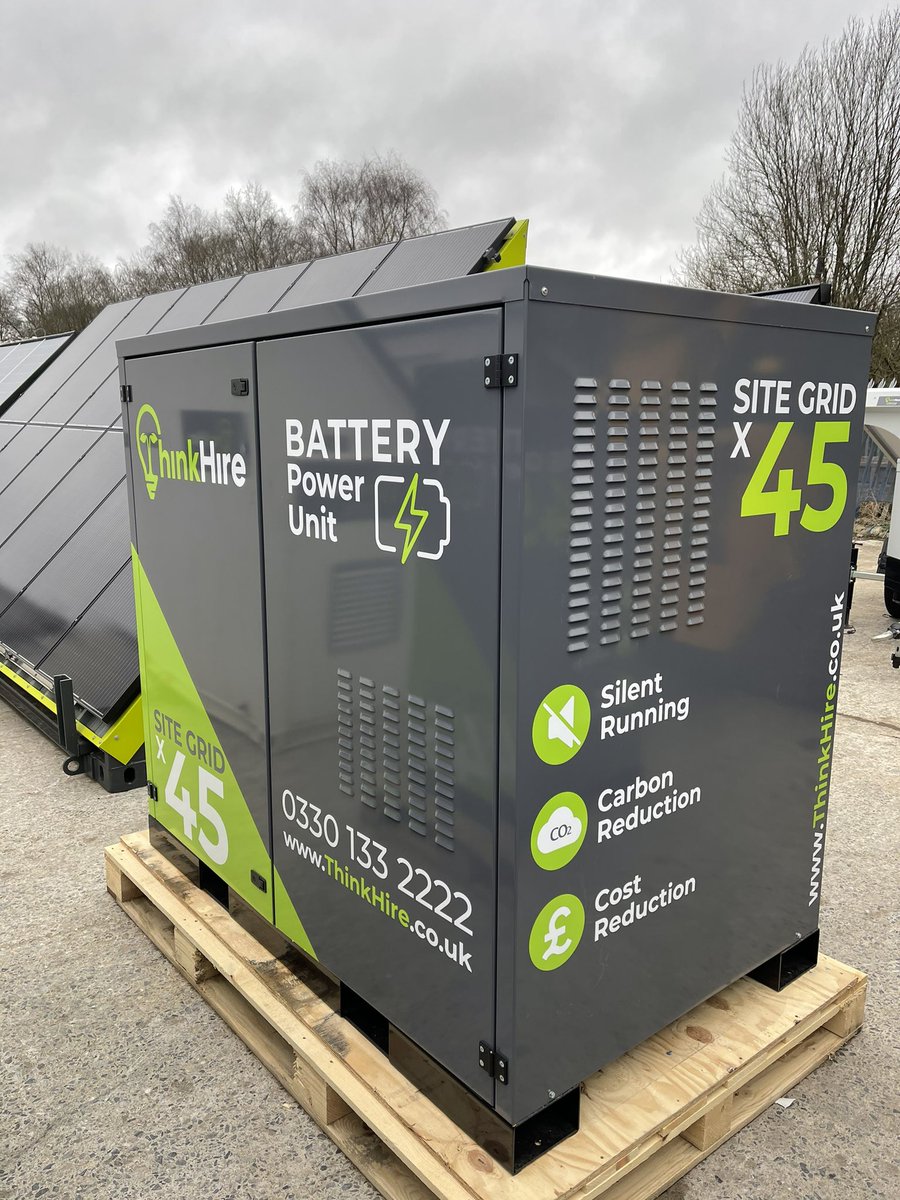NeilThinkHire's tweet photo. Another week, more carbon reducing products. Introducing the X45, battery power generator. Save money, save fuel, cut carbon. #decarbonisation #batterypower #batterystorage #cleanenergy #hybridgenerator #energyefficiency #energymanagement https://t.co/OHXq8d0DTU