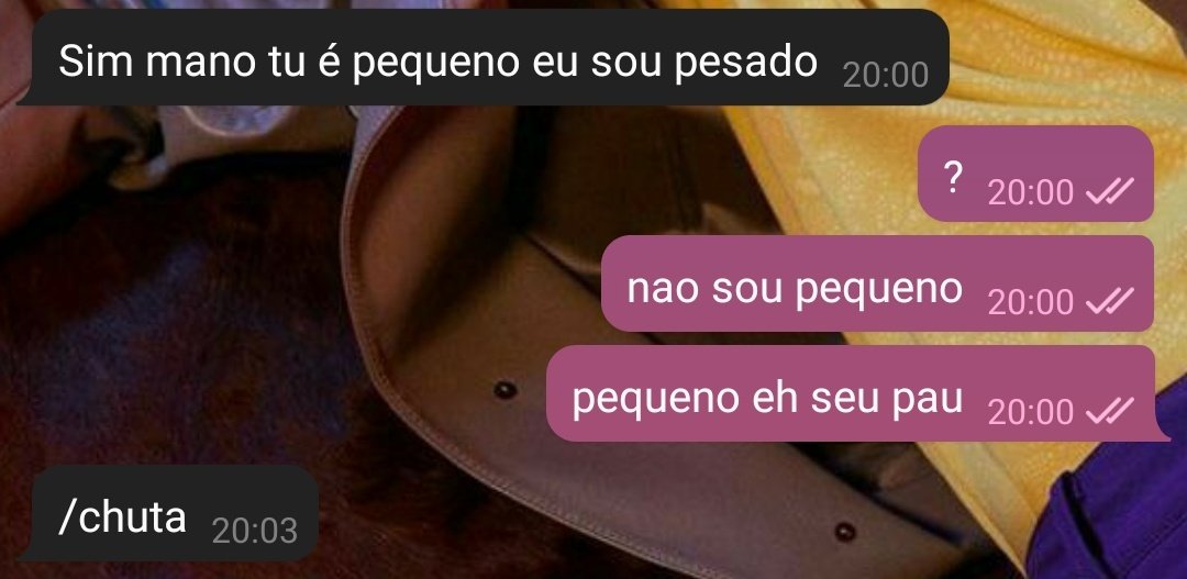 os viados de hoje em dia nao aceitam nada