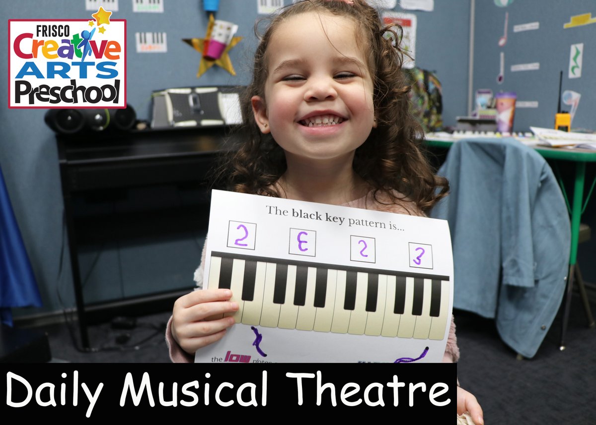 FriscoCAP's tweet photo. Come join us for “Stars, Sound, and Broadway” in our Musical Theatre class! This year we’re learning about music and rhythms through playing instruments, gaining basic knowledge of theatre production, and receiving exercise through dance and movement! https://t.co/nDU1bVLZgq